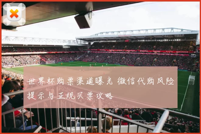 世界杯购票渠道曝光 微信代购风险提示与正规买票攻略